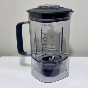 Cuisinart Blender Pitcher For Velocity Ultra Replacement Blade Lid 56oz BTC-650